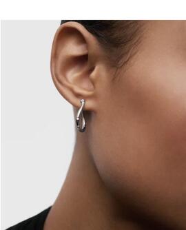 Aro P D PAOLA plata efecto retorcido