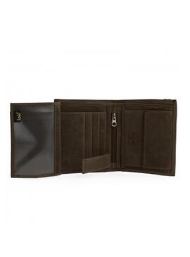 Cartera LOIS chico vertical marron cierre goma