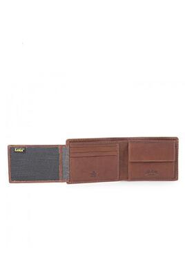 Cartera LOIS Kodiak marron piel logo esquina