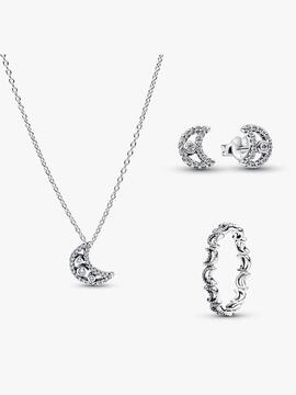 Anilllo PANDORA plata lunas crecientes