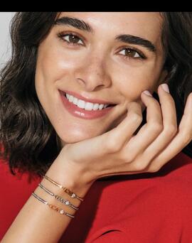 Pulsera NOMINATION Milleluci LOVEcon acabado PVD Oro