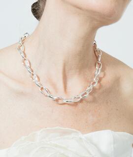 Collar LUXENTER  Acero Anillas Irregulares