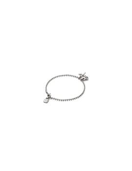 Pulsera UNO DE 50 plata libelula pequeña
