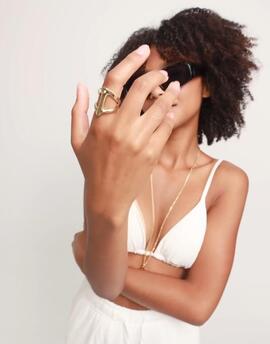 Anillo UNO DE 50  forma de manta raya