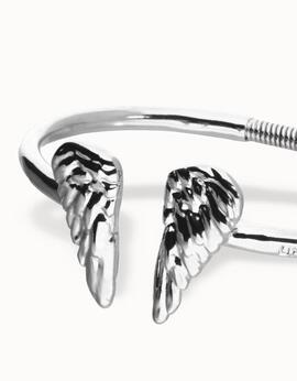 Pulsera UNO DE 50 brazalete con detalle de ala