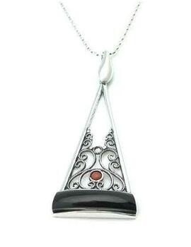 Colgante FINK plata azab md coral