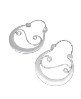 Pendientes FINK grande plata fonsagrada