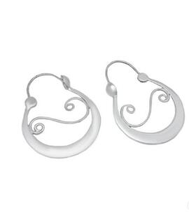 Pendientes FINK grande plata fonsagrada