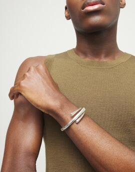 Pulsera UNO DE 50 tres formas orgánicas entrelazadas