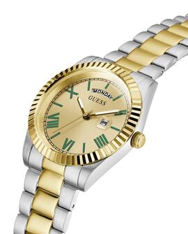 Reloj GUESS Bicolor  Nº Romanos Verdes