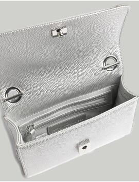 Bolso VALENTINO plata rugoso pequeño