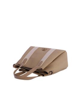 Bolso DON ALGODON mano efecto goma