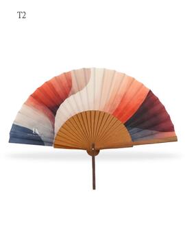 Abanico DON ALGODON madera estampados coloridos