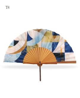 Abanico DON ALGODON madera estampados coloridos