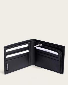 Cartera DON ALGODON Lorenzo horizontal piel negra