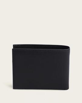 Cartera DON ALGODON Lorenzo horizontal piel negra