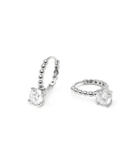  Pendientes LUXENTER Aro Cuelga Circonita