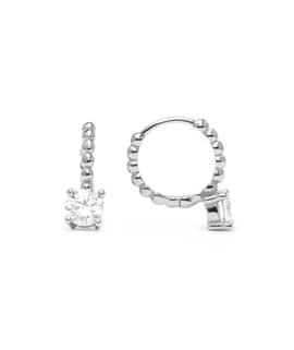  Pendientes LUXENTER Aro Cuelga Circonita