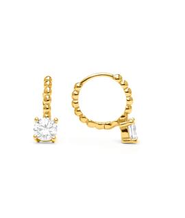 Pendientes LUXENTER Aro Cuelga Circonita