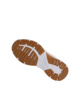 Deportiva DON ALGODON Irina beig con detalles camel y azul