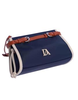 Bandolera DON ALGODON Alborán nylon marino rectangular