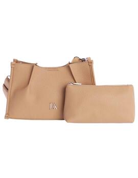 Bandolera DON ALGODON Olimpia rectangular efecto pliegles