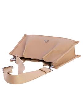 Bandolera DON ALGODON Olimpia rectangular efecto pliegles