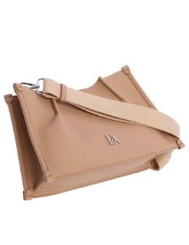 Bandolera DON ALGODON Olimpia rectangular efecto pliegles