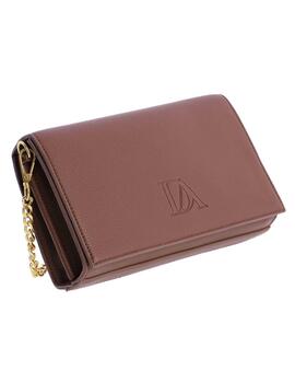 Bandolera DON ALGODON Marbella lisa solapa logo grabado