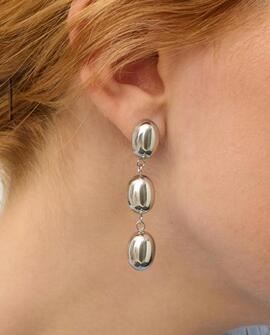 Pendiente RADIANT Soulmate Triple Platead