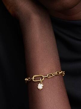 Charm PANDORA Colgante Trébol de la Suerte Blanco