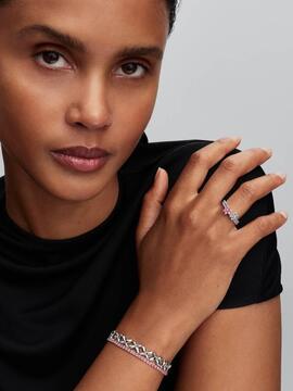 Anillo PANDORA plata flor pequeña brillante