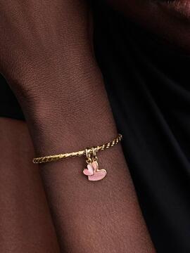 Charm PANDORA Colgante Divisible Madre e Hija Rosa