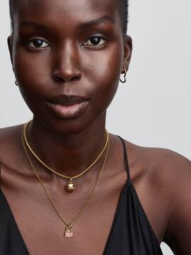 Charm PANDORA Colgante Divisible Madre e Hija Rosa