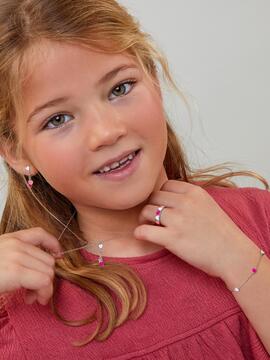 Pendiente MAREA corazones cadena