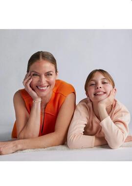 Pulsera LUXENTER chapitas doradas colores MAMA