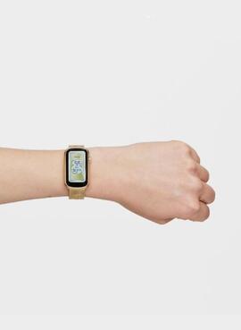Smart TOUS T-Band Mesh rectangular dorado milanesa