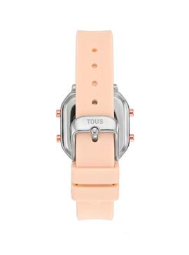 Reloj TOUS XPRESURSLF cuadrado acero digital