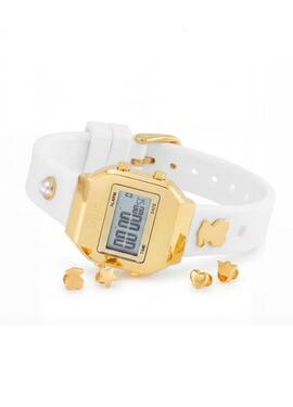Reloj TOUS gemas XPRESURSLF cuadrado dorado digital