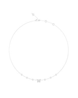 Collar GUESS Mariposa Circonitas y perlas