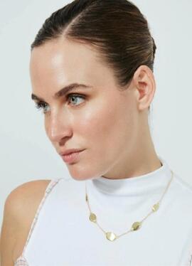 Collar LUXENTER dorada con chapitas