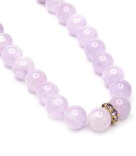 Collar LUXENTER Bolas Amatista Natural