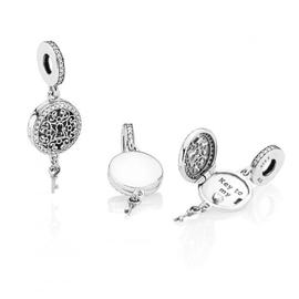 Charm colgante PANDORA Llave del Amor Real