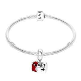 Charm PANDORA colgante Mickey - Minnie