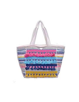 Bolso PRIVATA de playa Multicolor Flec