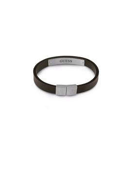 Pulsera GUESS Identity Leather Marrón